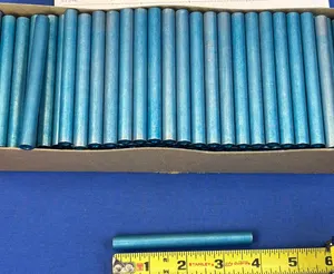 75 x NAS42DD6-242FC Aviation 3/16" Bushing Spacer Tubing 3-3/4" Blue Chem Film